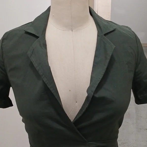 Ursime Green Maxi Wrap Dress Size Small - Picture 4 of 8